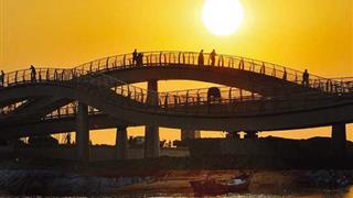 城市阳台景区：大卢河景观桥