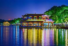 石家庄植物园：画舫码头