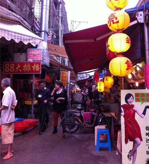 石家庄植物园美食休闲广场