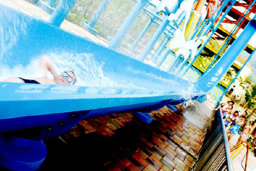 加勒比海水世界垂直滑道