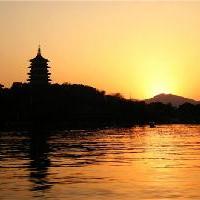 杭州西湖风景名胜区雷峰夕照