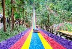 天府花溪谷：彩虹滑道