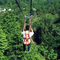天府花溪谷飞跃花海400米